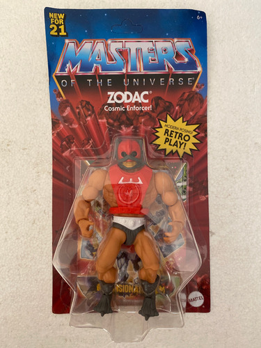 Zodac Cosmic Enforcer Motu Origins Retro Zodak Unpunch Card (Usado)