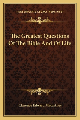 Libro The Greatest Questions Of The Bible And Of Life - M...