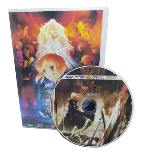 Box Dvd Anime Fate Zero Completo