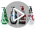 Dispensadores De Jabón Decorativos De Navidad, Botellas Dis
