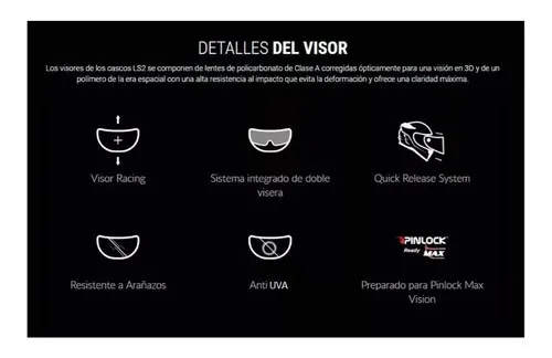 Casco Ls2 Ff327 Challenger Spin Negro Rojo Tamaño del casco S