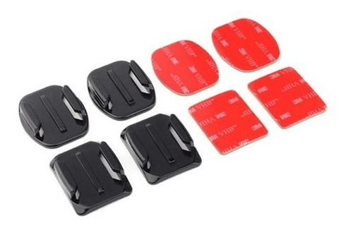 Kit  De Soportes Plano Y Curvos Para Gopro 