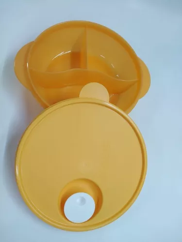 Recipiente Para Microondas Con Divisiones 1 Litro Tupperware