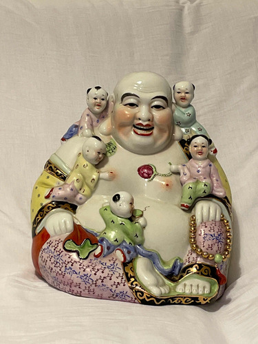 Estatua De Porcelana Del Buda Maitreya