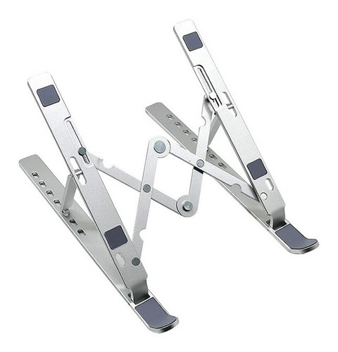 Imagen 9 de 10 de Soporte Para Notebook Tablet De Aluminio Regulable Universal