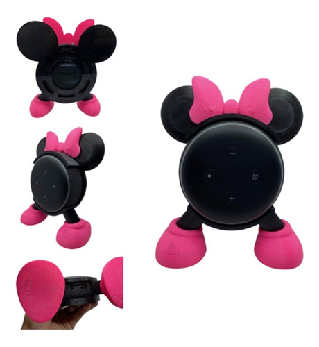 Suporte Apoio De Mesa Amazon Alexa Echo Dot 3 - Minnie Mouse