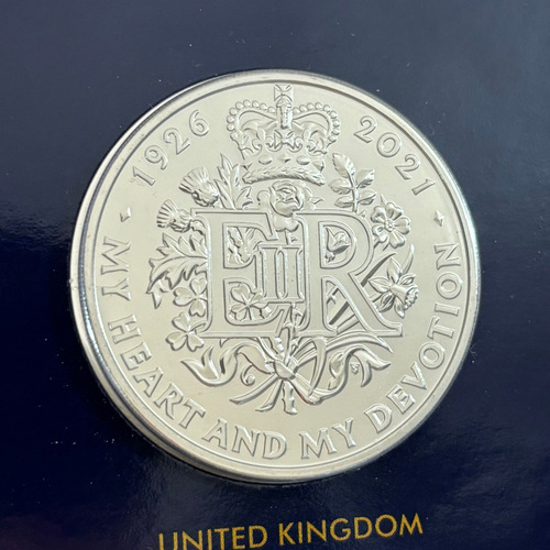 Moeda Inglaterra 2021 95 Anos Da Rainha Elizabeth Ii Cc