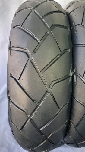 Par De Pneu Dunlop Trailmax 160/60 17 E 120/70 17 Usado (Usado)