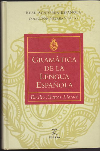 Libro Gramática De La Lengua Española De Emilio Alarcos Llor