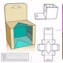 Comprar Vectores D Cajas Para Editar Imprimir Y Armar Moldes Troquel