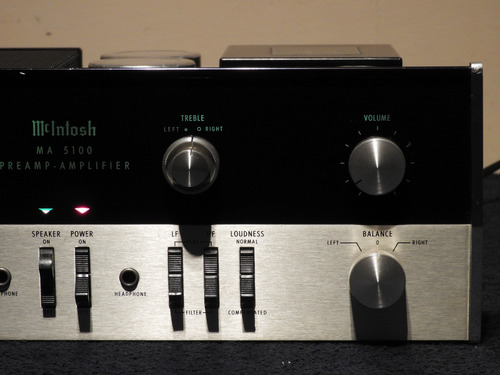 Amplificador Mcintosh Ma-5100 - Classics Hifi Plateado 45 W (Usado)