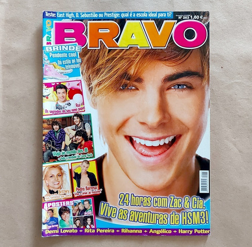 Revista Bravo 263 06/10/2008 Zac & Cia Hsm3 / Demi Lovato
