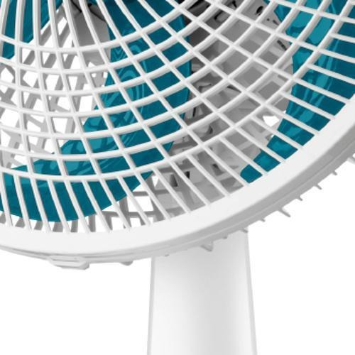 Ventilador de mesa Ultra V-30-6P branco com 6 pás cor azul-petróleo, 30 cm de diâmetro 220 V