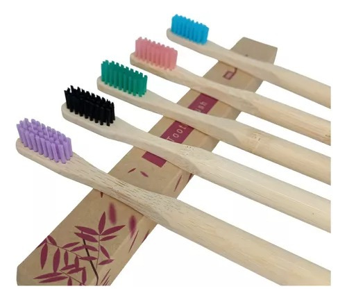 Cepillo Dental  Bambú Pack X 5 