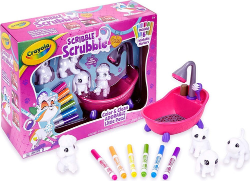 Crayola Scribble Scrubbie Pet Scrub Tub Animal Toy Set