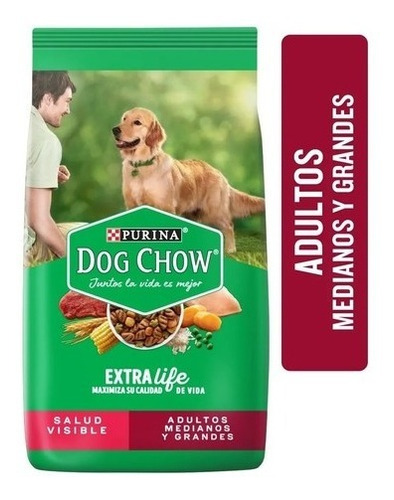 Dog Chow Croquetas Perro  Adulto Razas Medianas Grandes 25k 