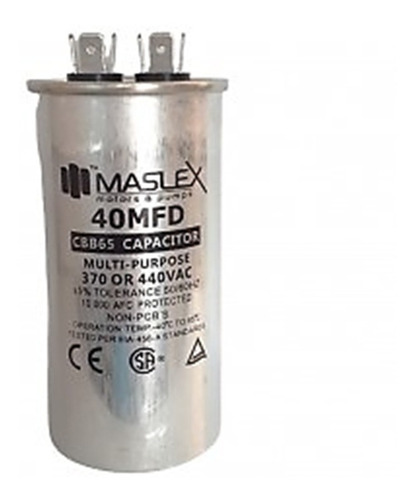 Capacitor 40 Mfd 370-440 Vac