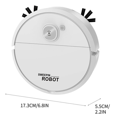 Robot Barredora Inteligente Recargable Para El Hogar, Barrid