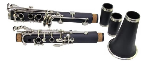 Clarinete 17 Llaves Principiante En Su Estuche Accesorios