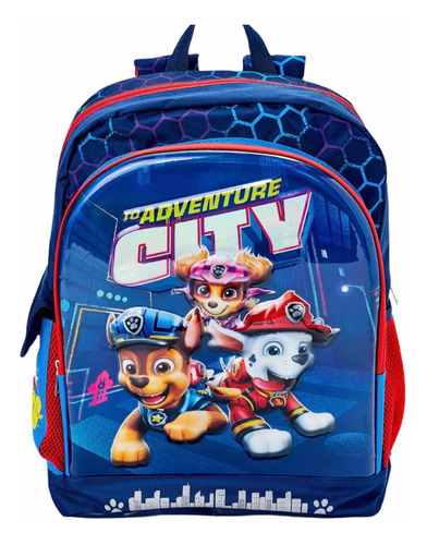 Bolso Morral Escolar Paw Patrol De Niño +6años Original 