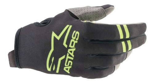 Guantes Alpinestars Moto Cross Radar Gloves 21 Negro Verde