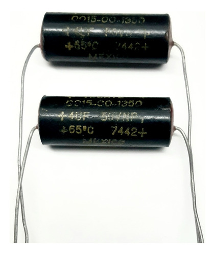 Capacitor 4uf X 50 (packx2) No Polarizado Filtro Tweeter 4uf