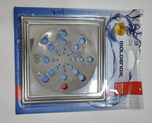 3 X 10x10 Kit Moldenox Ralo Grelha Abre Fecha C/ Caixilho