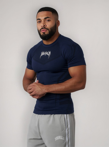Youngla Original Warrior Compression Tees Playera Gym Fitnes