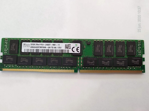Memoria Server 32gb 2rx4 Pc4-2400t Hma84gr7mfr4n-uh