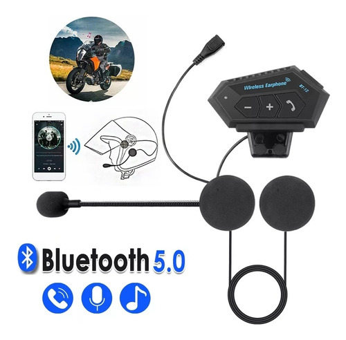 Audífonos Bluetooth Para Casco, Moto