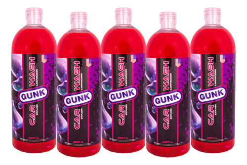 Shampoo Para Autos Con Fórmula Alta Espuma 5 Litros Gunk