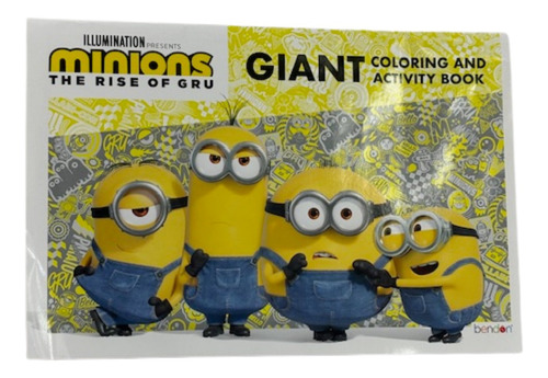 Libro Gigante Para Colorear Minions Y Gru