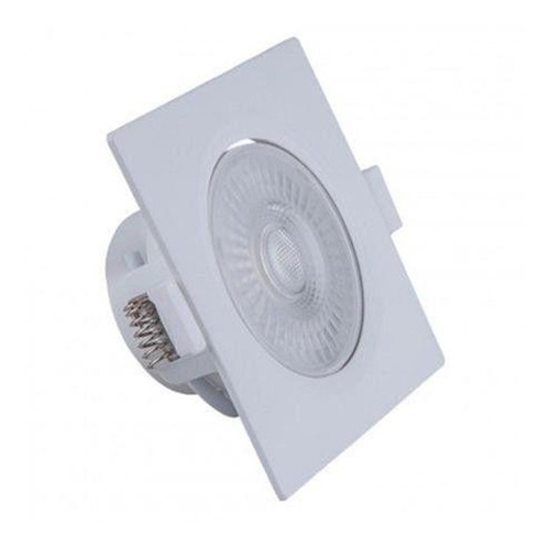 Spot Embutido Led Fenix Quadrado 5w Mr16 Branco Morno