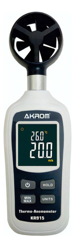 Termo Anemômetro Digital Com Visor Colorido - Kr915