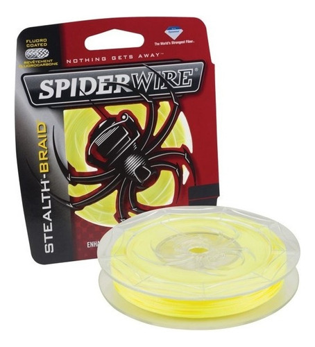 Multifilamento Spider Wire Stealth 10lb 125 Yd Usa Color Amarillo