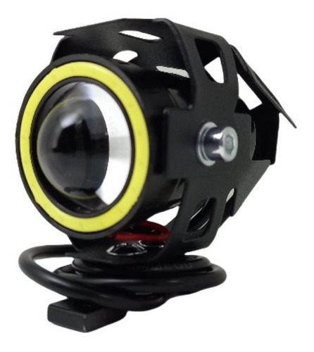 Faro Led Cree Ojo Angel Y Lupa Optica Auxiliar U7 Motos 