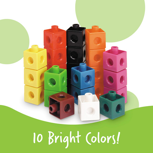 Cubos De Aprendizaje Multicolores 100 Piezas Educativas