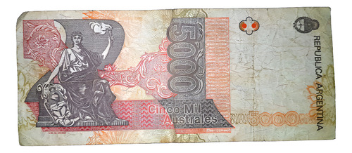 Australes Lote De 7 Billetes Diferendes. Ver Descripción (Usado)