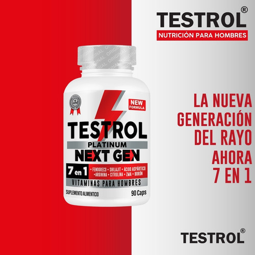 Imagen 5 de 5 de Testrol | Platinum Next Gen 7 En 1 | Precusor De No2