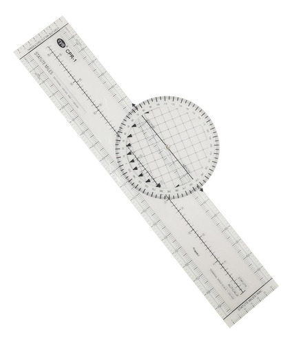 Plotter Transparente, Regla De Deslizamiento De Aviación,