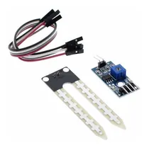 Comprar Sensor Umidade Solo + Cabos Projetos Arduino Raspberry E Pic