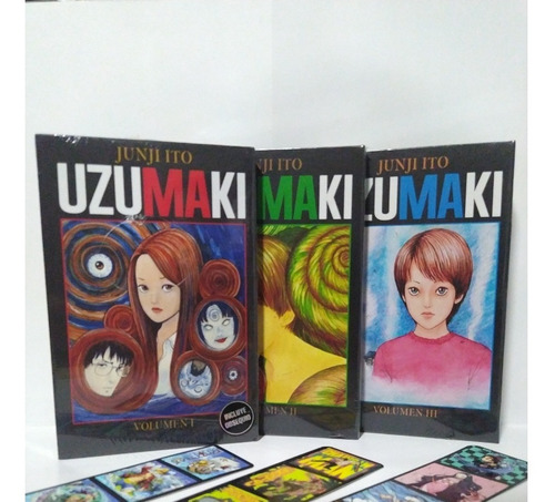 Uzumaki - Junji Ito Mangas Colección 3 Tomos Libros