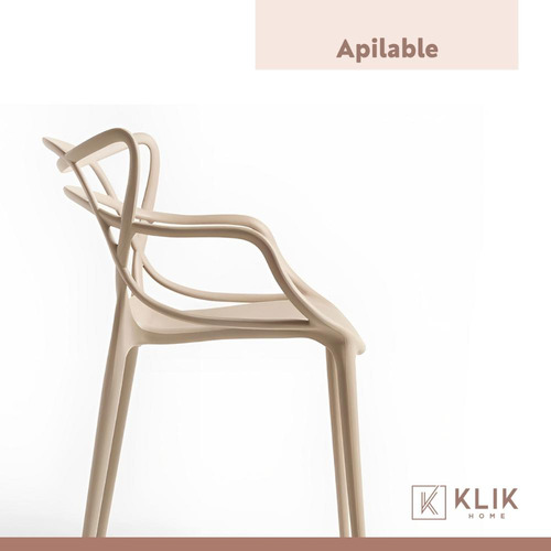Pack De 4 Sillas De Terraza O Comedor Master - Beige
