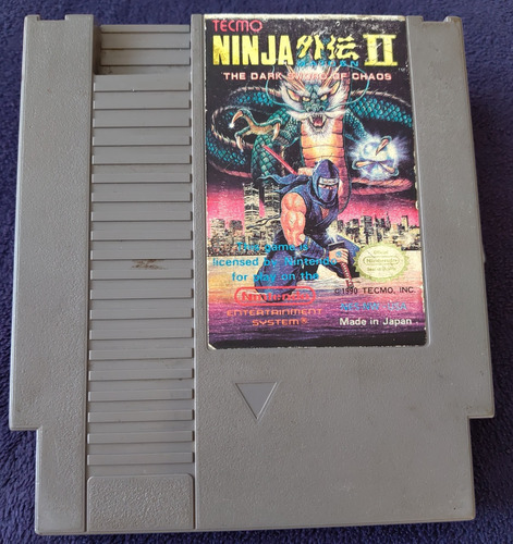 Ninja Gaiden 2 Para Nintendo Nes (Usado)
