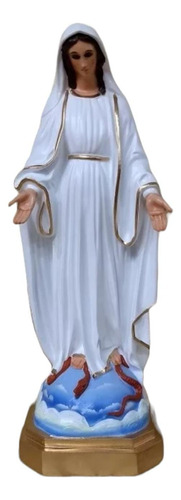 Virgen De La Paz O María De 30 Cm Zuñ De Resina 