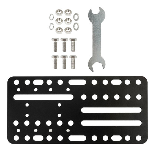 Placa De Montaje De Freno De Mano Usb Negra Accesorios De