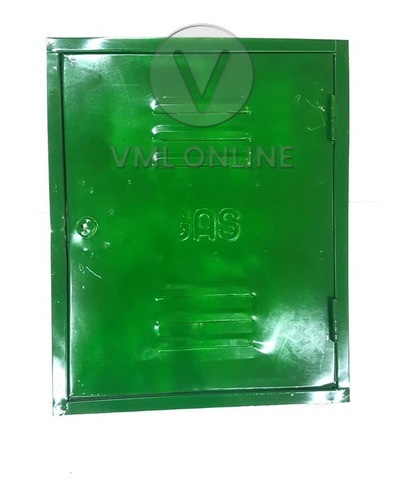 Puerta De Gas 40x60 Con Marco Para Nicho Gas Gabinete Chapa Color Verde Oscuro