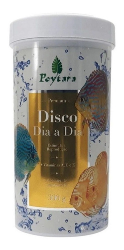 Racao Para Peixe Disco Dia A Dia 300g Poytara Full