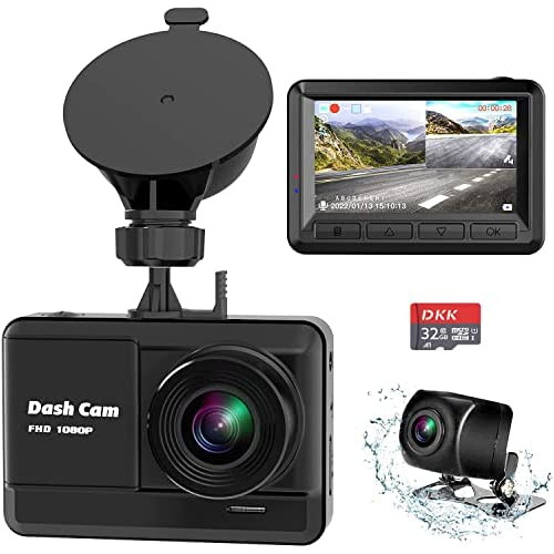 Dash Cam Delantera Y Trasera, Mini Dash Cam 1080p Full ...