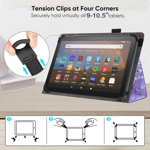 Funda Para Tableta Pudiceva Universal De 10 A 10,1 Pulgadas